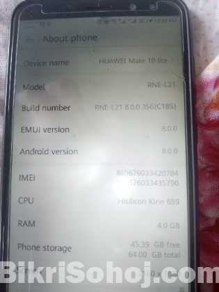 HUAWEI hot 10 pro